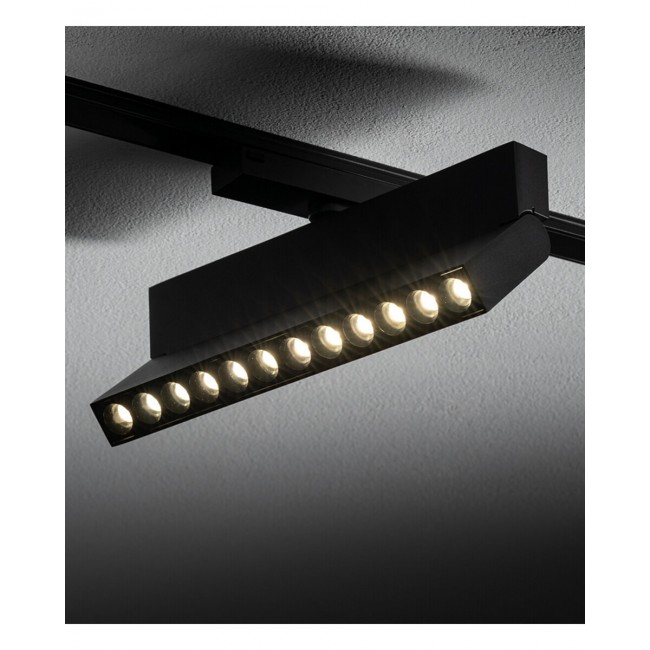Магнітний трековий світильник Nowodvorski 11338 UT-LVM Focus Out LED 1x12W 4000K 1000Lm IP20 чорний