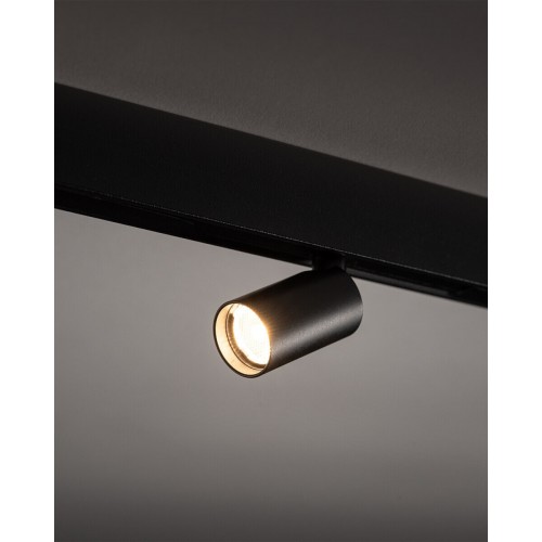 Магнітний трековий світильник Nowodvorski 11712 NANO-LVM Spot LED 1x1W 3000K 65Lm IP20 чорний - фото 1