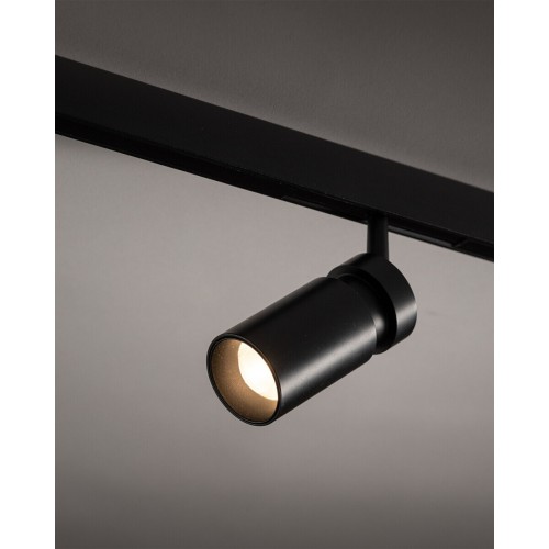 Магнітний трековий світильник Nowodvorski 11722 NANO-LVM Mug LED 1x7W 3000K 460Lm IP20 чорний - фото 1