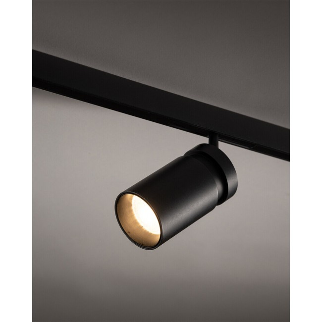 Магнітний трековий світильник Nowodvorski 11715 NANO-LVM Spot Zoom LED 1x7W 3000K 300Lm IP20 чорний