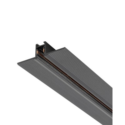 Магнитный шинопровод встроенный Nowodvorski 11731 NANO-LVM Recessed Track 2m IP20 черный