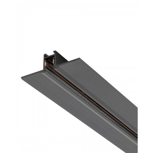 Магнітний шинопровід вбудований Nowodvorski 11731 NANO-LVM Recessed Track 2m IP20 чорний - фото 1