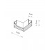 З'єднувач кутовий накладний Nowodvorski 11727 NANO-LVM Horizintal Corner IP20 чорний
