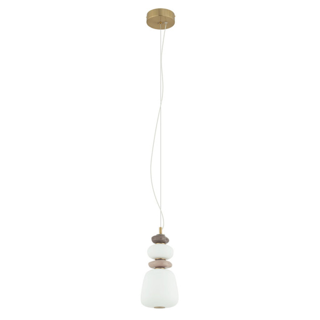 Подвесной светильник, люстра Nowodvorski 11702 Ceramic Vertical LED 1x12W 3000K 950Lm IP20 белый