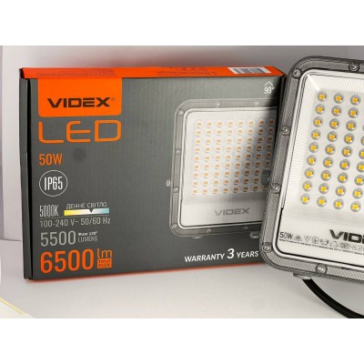 LED прожектор PREMIUM VIDEX F2 50W 5000K
