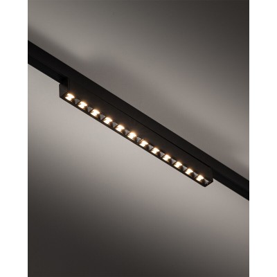 Магнітний трековий світильник Nowodvorski 11720 NANO-LVM Focus Out LED 1x10W 3000K 450Lm IP20 чорний