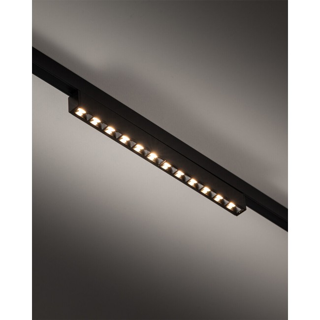Магнитный трековый светильник Nowodvorski 11720 NANO-LVM Focus Out LED 1x10W 3000K 450Lm IP20 черный