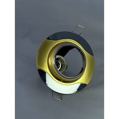 Встраиваемый точечный светильник Feron 020-R50 E14 Титан-Золото