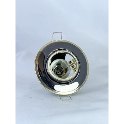 Точковий світильник Feron 301-R39 E14 Чорний-Золото