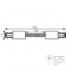Гнучка сполука 3 фази Kanlux 22584 Tear PR-FLEX-WH