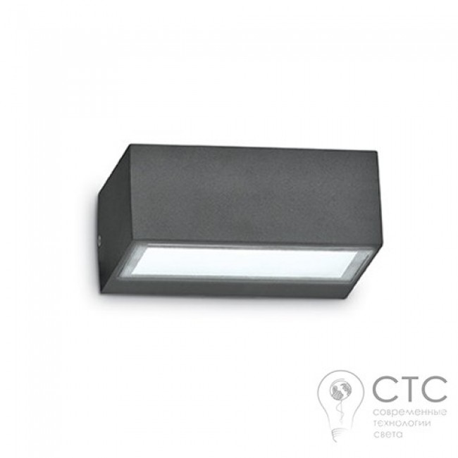 Настенный светильник Ideal Lux Twin AP1 Antracite (115368)