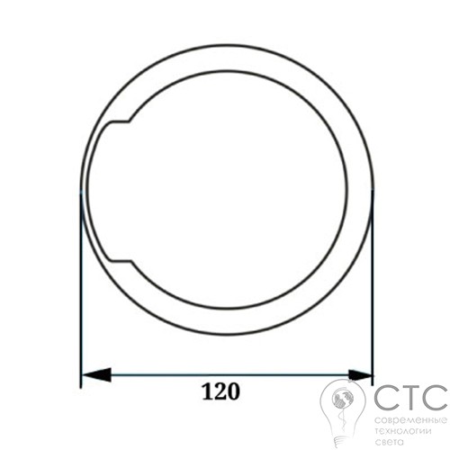 Настенный светильник LED POWERLUX 5Вт 4000К -60716 - фото 6