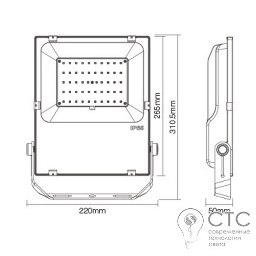 Светодиодный прожектор MiLight GLT02 50W RGB+CCT 2700-6500K Smart  - фото 5
