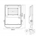 Светодиодный прожектор MiLight GLT02 50W RGB+CCT 2700-6500K Smart 