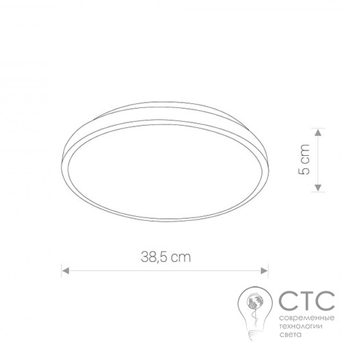 Потолочный светильник Nowodvorski 8207 Agnes Round LED 22W White 3000K - фото 2