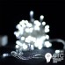 Гирлянда внешняя LS-3596 100LED разноцветный белый шнур