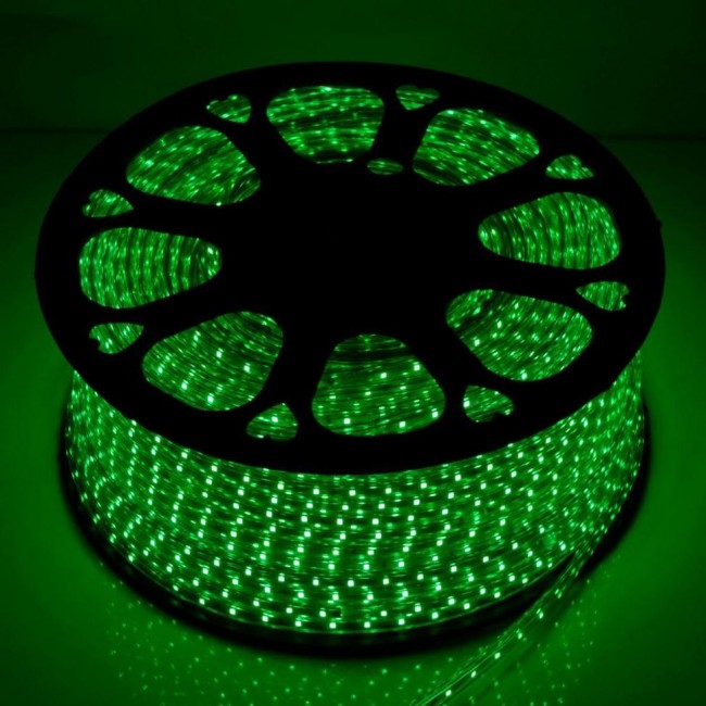 Светодиодная лента Venom SMD 2835 60д.м. (IP67) 220V зеленая (VP-2835220060-G)