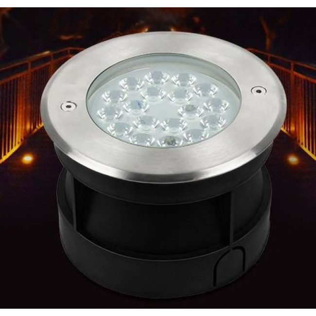 Грунтовый встраиваемый LED светильник Milight 9W RGB+CCT + управление DMX512