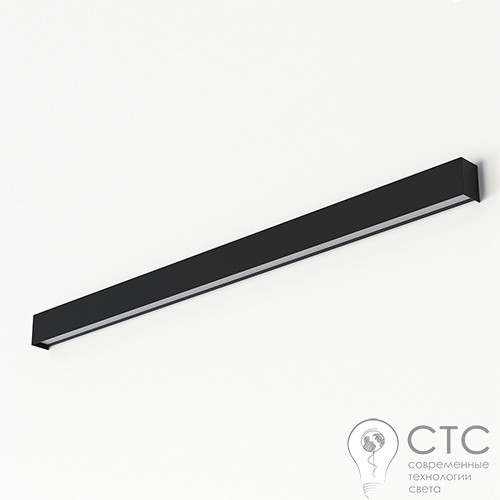 Настінний світильник Nowodvorski 7595 Straight Wall Led Black М - фото 1
