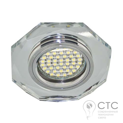 Встраиваемый светильник Feron 8020-2 с LED подсветкой  - фото 1