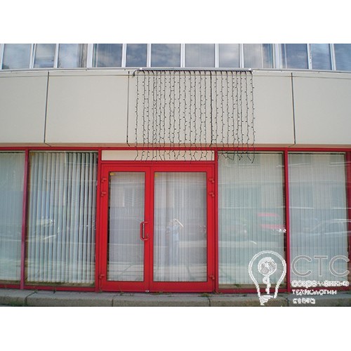 Гирлянда внешняя CURTAIN белая кабель чёрный 2х1,5 м - фото 2