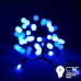 Гирлянда внешняя LS-3596 100LED разноцветный черный шнур
