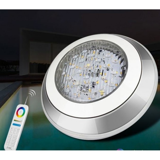 Подводный линзованный LED светильник 15W RGB+CCT + управление DMX512