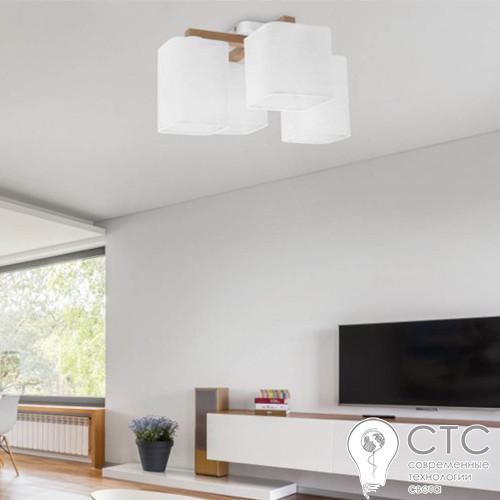 Люстра TK Lighting 4163 Tora White - фото 2