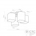Люстра TK Lighting 4163 Tora White