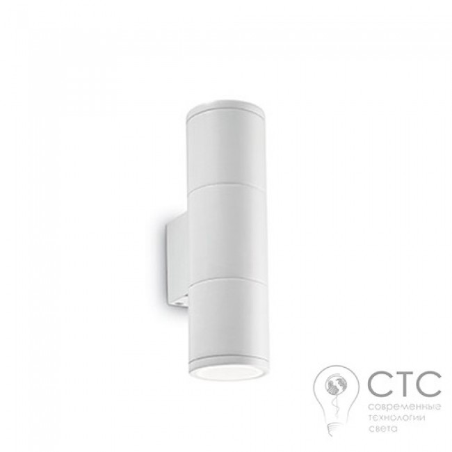 Настенный светильник Ideal Lux Gun AP2 Small Bianco (100388) 