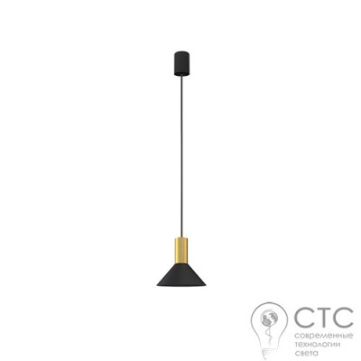 Підвісний світильник Nowodvorski 8103 Hermanos A Black/Solid Brass