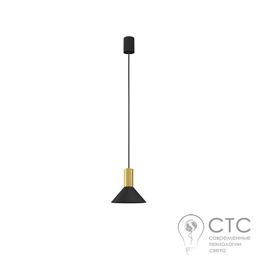 Подвесной светильник Nowodvorski 8103 Hermanos A Black/Solid Brass - фото 1