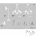 Люстра TK Lighting 2098 Wire White