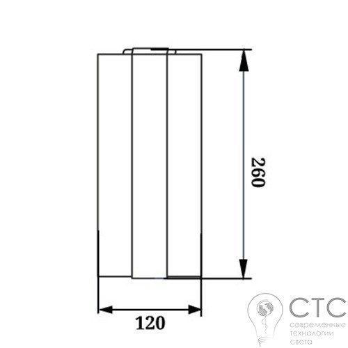 Настінний світильник LED POWERLUX 8Вт 4000К - фото 2