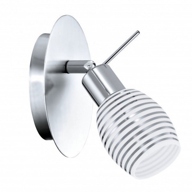 Бра 1*33W G9 хром белый-хром 