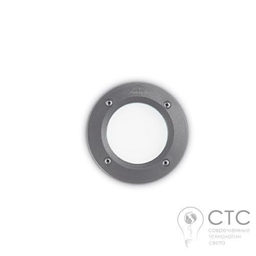 Настенный светильник Ideal Lux Leti FI1 Round Grigio (096568)  - фото 1