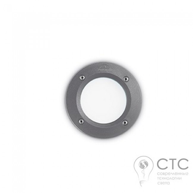 Настенный светильник Ideal Lux Leti FI1 Round Grigio (096568) 
