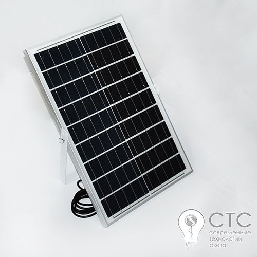 Светодиодный прожектор Powerlux PW4745 40W на солнечной панели с пультом ДУ - фото 3