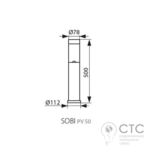 Сонячний світлодіодний світильник SOBI PV 50 6500K - фото 2