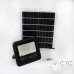 Светодиодный прожектор Powerlux PW4752 60W на солнечной панели с пультом ДУ