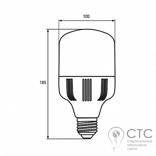 Светодиодная лампа EUROLAMP 30274 30W E27 4000K - фото 3