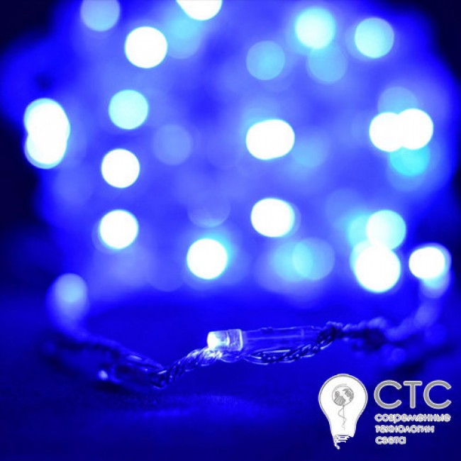 Гирлянда внешняя LS-3606 500LED разноцветный белый шнур