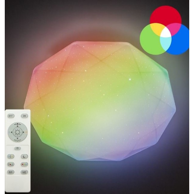 Светодиодный светильник LUMINARIA ALMAZ 25W RGB SHINY