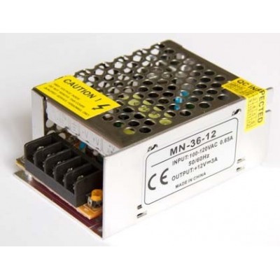 Негерметичный блок питания  LED LIGHT , Сompact, 12 В/48 Вт