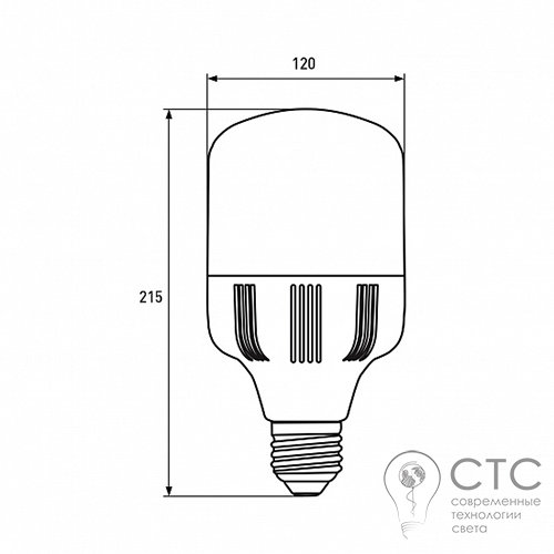 Светодиодная лампа EUROLAMP 40276 40W E27 6500K - фото 4