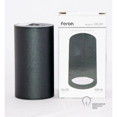 Светильник Feron ML301 без лампы MR16/GU10 черный
