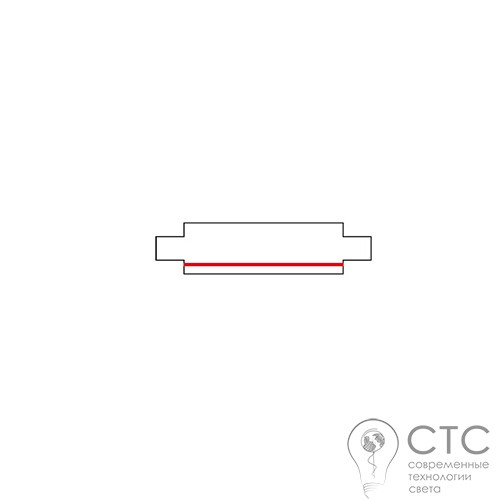 Прямое соединение 3 фазы Nowodvorski 8685 Track CTLS Recessed Power Straight Connector - фото 3