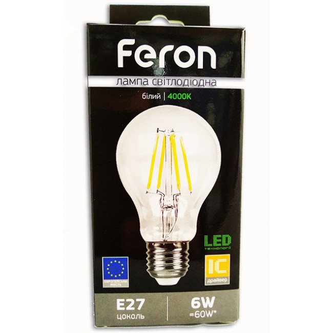 Светодиодная лампа Feron LB-57 6W E27 4000K