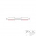 Гнучке з'єднання 3 фази Nowodvorski 8676 Track CTLS Recessed Power Flex Connector
