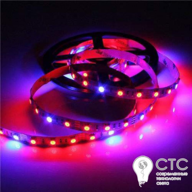 Светодиодная фитолента СТС 14,4W 4 красных + 2 синих IP20